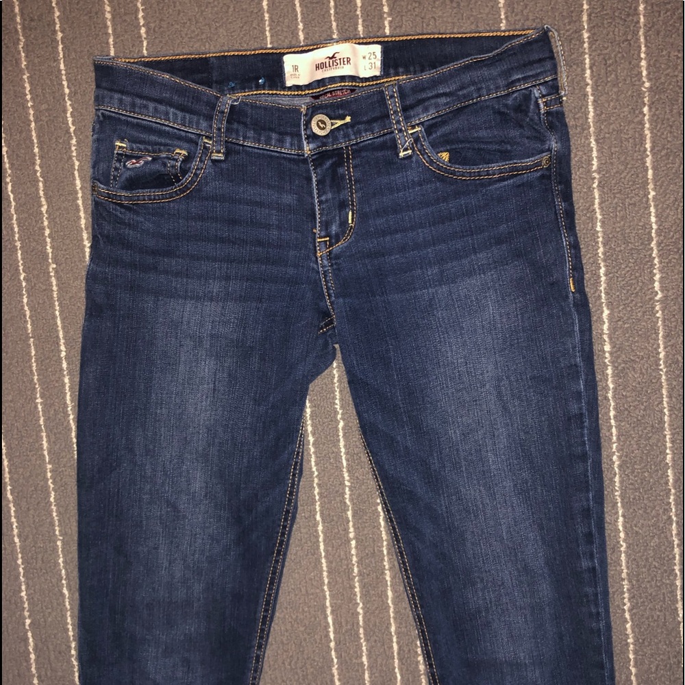 Hollister Dark Wash SoCal Stretch Skinny Jeans